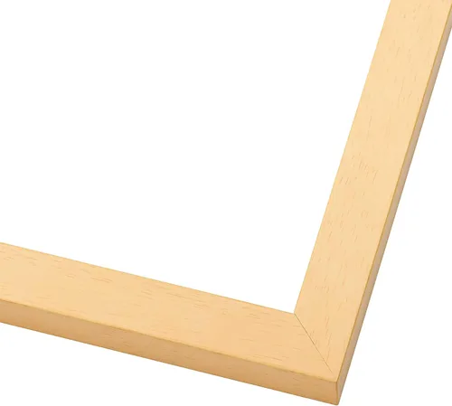 Vista 3 de Marco de fotos de madera real beige de 7 x 23 pulgadas de ancho de 0.75 pulgadas Profundidad del marco interior de 0.5 pulgadas Marco de fotos