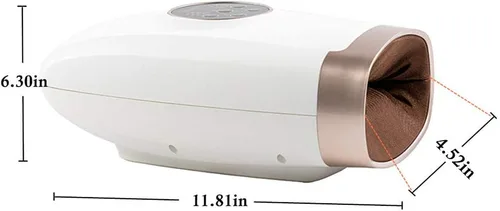 Vista 5 de Masajeador eléctrico de manos, masaje de compresión de aire de acupresión de palma sin cuerda