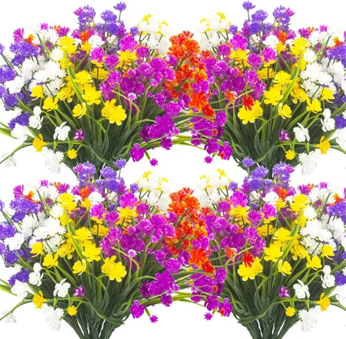 Vista 11 de Grunyia - 20 ramos de flores de narcisos artificiales