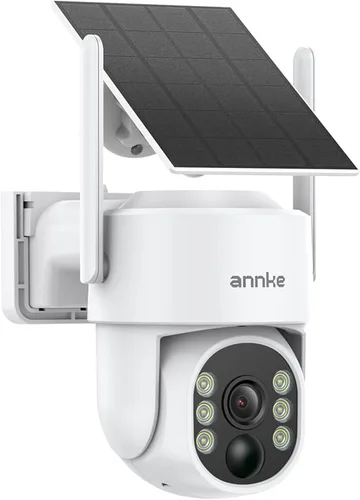 Vista 10 de ANNKE Cámaras de seguridad solar de 4MP inalámbricas para exteriores, sistema de cámara de seguridad para el hogar de 5MP con 4 cámaras, vista