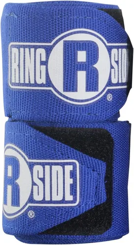 Vista 2 de Ringside Pro Mexican Handwraps (200-Inch) - Authentic Mexican-Style Boxing Hand Wraps' Azul