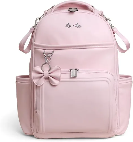 Vista 13 de Itzy Ritzy Boss Plus Mochila grande para pañales con 19 bolsillos (Aspen)