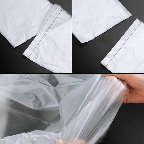 Vista 2 de Idotry - 180 bolsas de basura transparentes de 2.5 galones, bolsas de basura pequeñas para baño