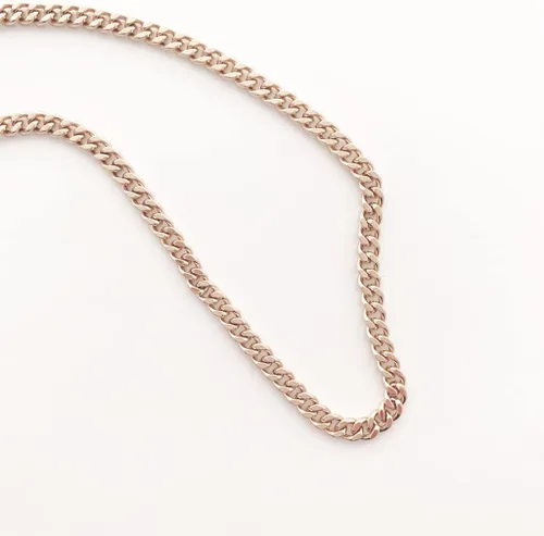 Vista 2 de Honeycat Fiona Bold Curb Chain Necklace Joyería minimalista y delicada