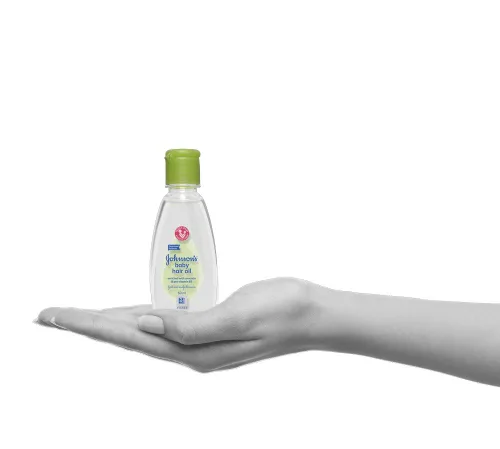 Vista 5 de Aceite para el cabello del bebé recién nacido Johnson'S con aguacate, 2.0 fl oz