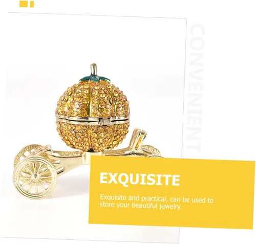 Vista 7 de USHOBE Box In Remembrance Delicado Collar Stud Earring Organizador Propuesta Anillo Caja Joyería Collar Organizador Joyero Caja de Boda Caja