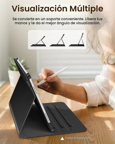 Vista 3 de Fintie Funda tipo libro para iPad Air de 11 pulgadas y iPad Air de 5ª/4ª Negro