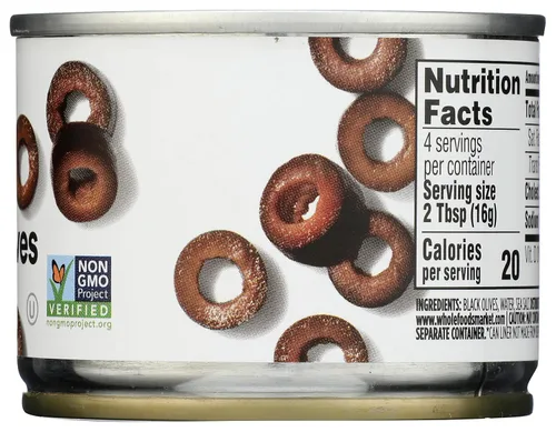Vista 5 de 365 de Whole Foods Market, Aceitunas maduras en rodajas, 2.25 onzas