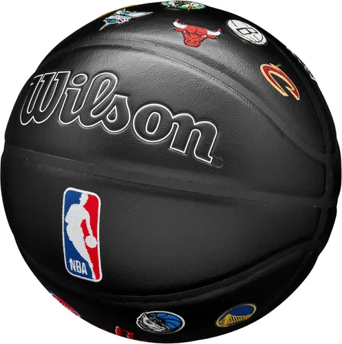 Vista 3 de WILSON NBA All Team Premiere Baloncesto – Negro/Multicolor, Tamaño 7-29.5 pulgadas