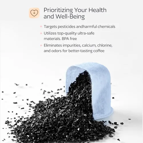 Vista 4 de Soporte para filtro de agua y 12 filtros de agua para Keurig K-Compact, K-Duo Hot & Iced, K-Duo, K-Duo Essentials, K-Latte - para uso en todas