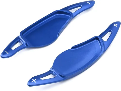 Vista 8 de iJDMTOY Deportes Azul CNC Billet Aluminio Grandes Extensiones de Paleta Compatible con Toyota 2020 en adelante Supra GR