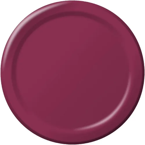 Vista 28 de Creative Converting 318915 - 24 platos de banquete de papel, 10 pulgadas, amatista