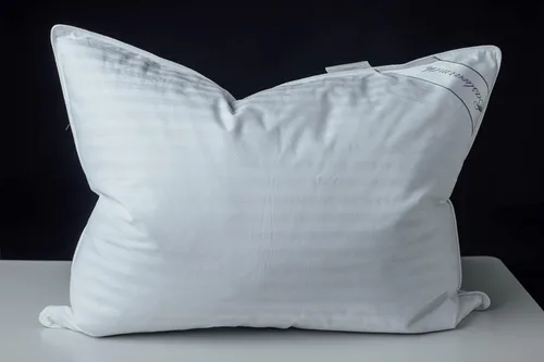 Vista 7 de Almohadas de Plumas de Ganso Tamaño Estándar Una Almohada 100% Algodón Clásico Blanco con Soporte Frescas Almohadas de Cama para Personas que