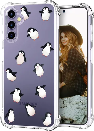 Vista 27 de Hungo Funda compatible con Samsung Galaxy S25 Plus / S24 Plus, diseño femenino estético de diseño femenino S24+ S25+ de astronauta de dibujos