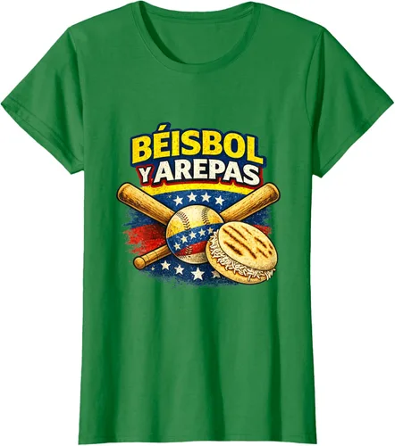 Vista 33 de Camiseta Beisbol y Arepas Venezuelas Baseball Pride Team 2026