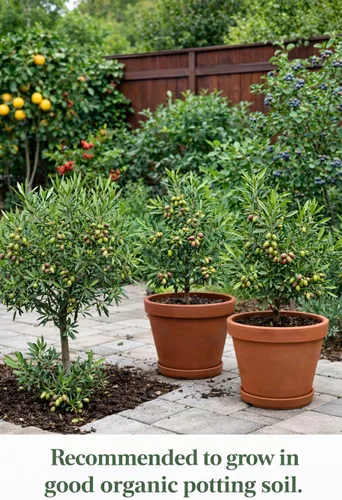 Vista 4 de Olivos Arbequina (negro) Incluye cuatro (4) plantas vivas