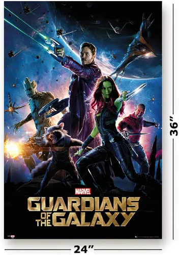 Vista 2 de POSTER STOP ONLINE Guardianes de la Galaxia - Película 24x36 Póster