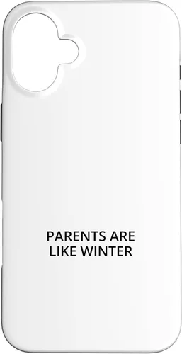 Vista 22 de iPhone 16 Parents are like winter Case