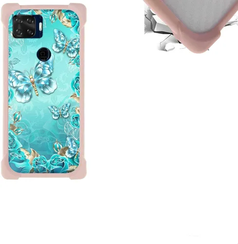 Vista 17 de jioeuinly Funda compatible con ZTE Blade X1 5G Phone Case PC Backplane + cubierta de silicona suave marco XSH