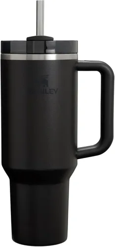 Vista 153 de STANLEY Quencher H2.0 Vaso Térmico con asa y pajilla, 64 onzas, tapa Flowstate de 3 posiciones, gran capacidad para viajes y deportes, vaso de acero