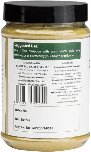 Vista 2 de bixa BOTANICAL Gotu Kola Powder (Centella Asiatica) Suplemento herbario natural ayurvédico Calidad premium pura auténtica Mejora la salud