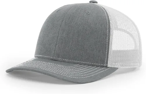 Vista 10 de Richardson 112 XL Classic Six Panel Trucker Hat - Gorras estructuradas de primera calidad Negro
