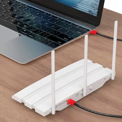 Vista 3 de XXONE Cable Ethernet Cat6 de 10 pies – 26AWG resistente, impermeable y entierro directo, cable LAN para exteriores, compatible con adaptadores