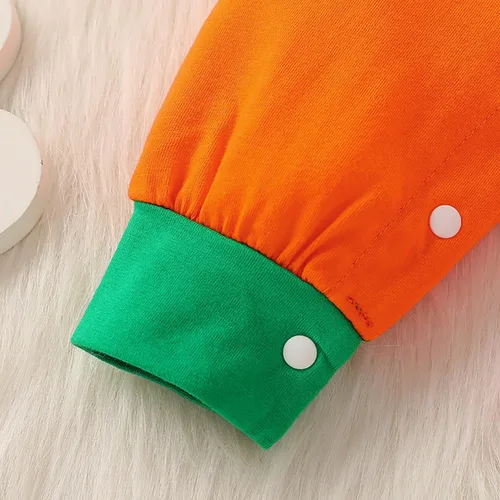 Vista 6 de FANCYINN Mameluco de manga larga con capucha para bebé de Halloween de 3 a 18 meses