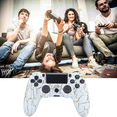 Vista 7 de Controller for PS4 , Wireless Controller Compatible with PS4PS4 ProPS4 SlimPC with Touch PanelAudio Function6-Axies SensorDual Vibration,600mAh