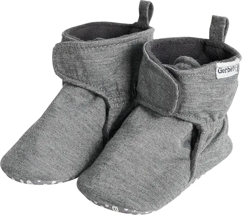 Vista 6 de Gerber Botines unisex con forro polar para niños, antideslizantes y suaves