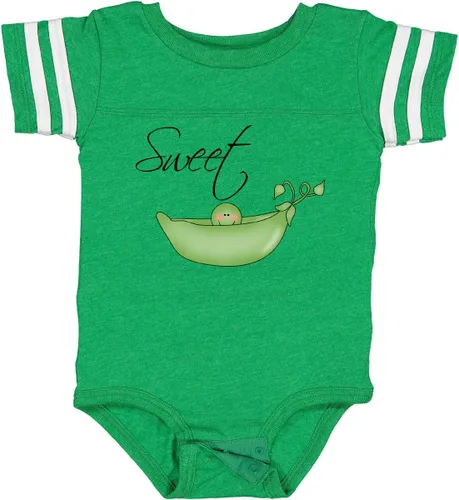 Vista 26 de inktastic Body de bebé Sweet Pea 0020 Blanco