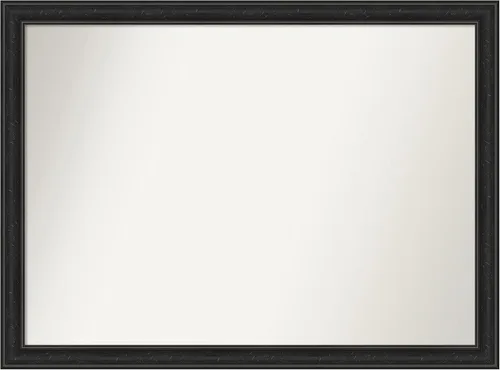 Vista 358 de Amanti Art Espejo personalizado, gran espejo de baño estrecho, espejo de pared o espejo de tocador de baño sobre el fregadero (24 x 24 pulgadas)
