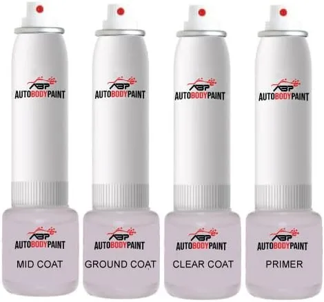 Vista 2 de ABP Kit de pintura en aerosol de pintura en aerosol para pintura de pintura transparente Plus compatible con White Pearl Epica Chevrolet (GBQ)