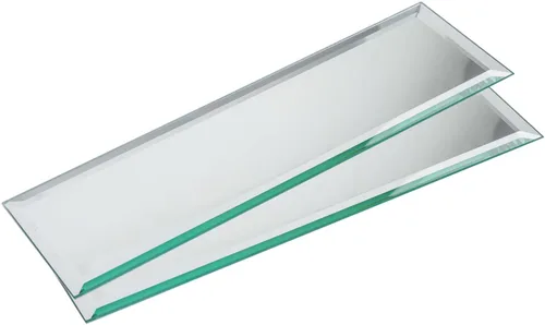 Vista 7 de 80 azulejos de espejo biselado, azulejos de cristal cuadrados plateados de 3 pulgadas para cocina, salpicadero de baño, pared de ducha, 5 pies