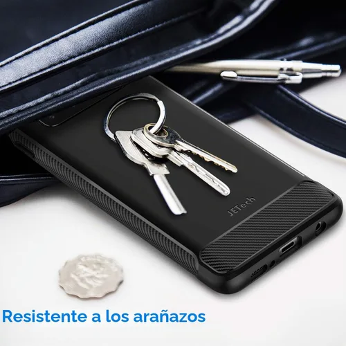 Vista 7 de JETech Funda delgada para Samsung Galaxy S10, color negro