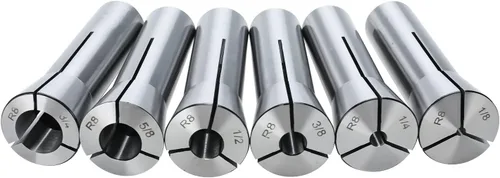 Vista 3 de Juego de 6 pinzas Precsion R8 de 1/8" - 3/4" Kit de soporte para portabrocas Precision ground to close tolerance,Made of highest grade