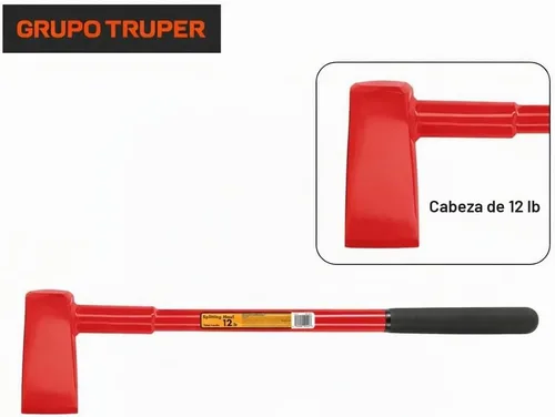 Vista 3 de Truper mazo de división, Mango de acero de 68.58 cm