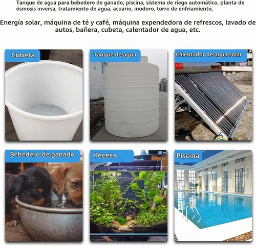 Vista 6 de Contro automático de nivel de agua "1/2" Válvula de flotador a canal de agua