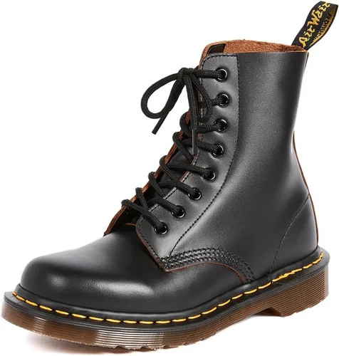Vista 26 de Dr. Martens, Botas industriales ligeras para mujer Maple Zip con puntera de acero Negro