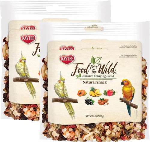 Vista 8 de Kaytee Food From The Wild Golosinas Naturales para Aves Mascotas, 3 oz