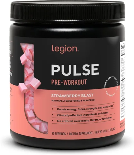 Vista 21 de LEGION Pulse Pre Workout - Bebida preentrenamiento de óxido nítrico totalmente natural para aumentar la energía, sin creatina, endulzada