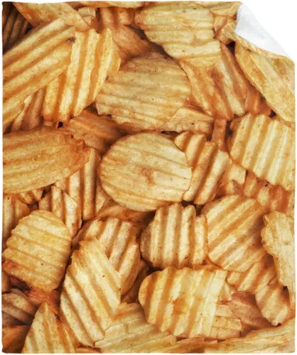 Vista 27 de Manta de chips Nachos para otoño, invierno, primavera, todas las estaciones, cálida y mullida de 40 x 30 pulgadas, para mascotas, microfelpa Chips