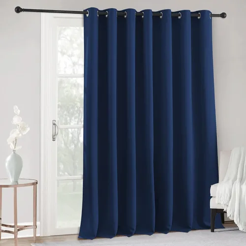 Vista 95 de RYB HOME Cortinas portátiles para puerta con privacidad, cortinas opacas y aislantes térmicas para dormitorio, armario, sala de estar, comedor, Beige