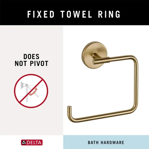 Vista 3 de Delta Faucet 75935-SS Trinsic – Gancho para bata, acero inoxidable