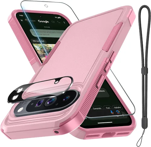 Vista 34 de Funda para Google Pixel 7A, Funda Protectora de Teléfono de Cuerpo Completo Resistente de Trabajo Pesado Robusta a Prueba de Golpes con Correa
