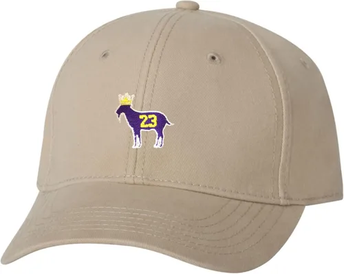 Vista 6 de Go All Out Gorra para papá con bordado de James G.O.A.T. King para adulto Negro