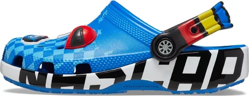 Vista 4 de Crocs Zuecos clásicos Nascar para mujer (niño grande) K BCb