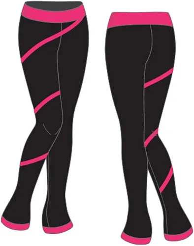 Vista 4 de ChloeNoel P06 - Pantalones de patinaje artístico en espiral
