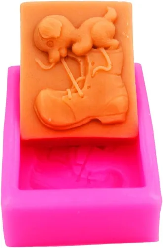 Vista 8 de Molde de pavo real S364 Craft Art Silicone Soap Molds Craft Molds DIY Moldes de vela hechos a mano
