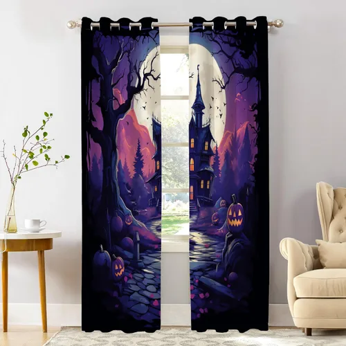Vista 35 de Shrahala Cortinas republicanas de elefante americano para ventanas de cocina, paneles de cortina de ventana de poliéster multicapa con rayas rojas